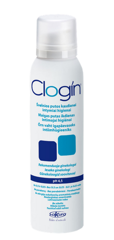 CLOGIN intīmās higiēnas putas pH 4,5, 150 ml