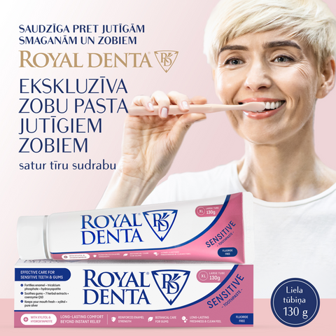 Sensitive ROYAL DENTA zobu pasta, 130 g