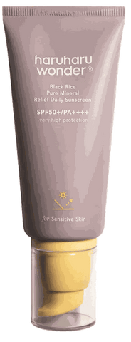 HARUHARU WONDER Black Rice Pure Mineral Relief Daily SPF50+/PA++++ saules aizsargkrēms, 50 ml