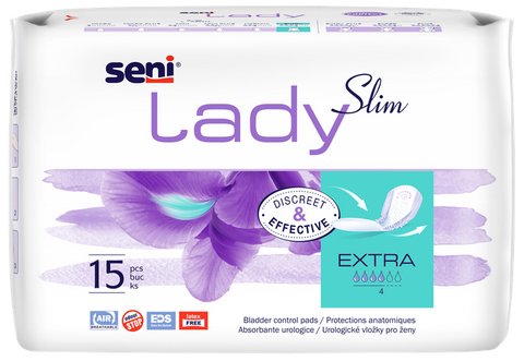 Uroloģiskie ieliktņi SENI Lady Extra, 15 vienības
