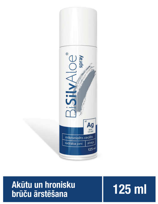 BISILVALOE 125 ml aerosols brūču ārstēšanai