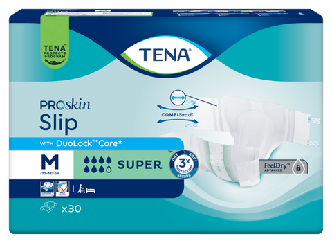 TENA Super M Slip autiņbiksītes 30 vienības
