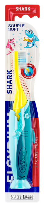 ELGYDIUM Shark zobu birste bērniem — 1 gab.