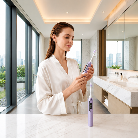 Elektriskā zobu birste DREAME Sonic E10F Purple, vienības skaits - 1