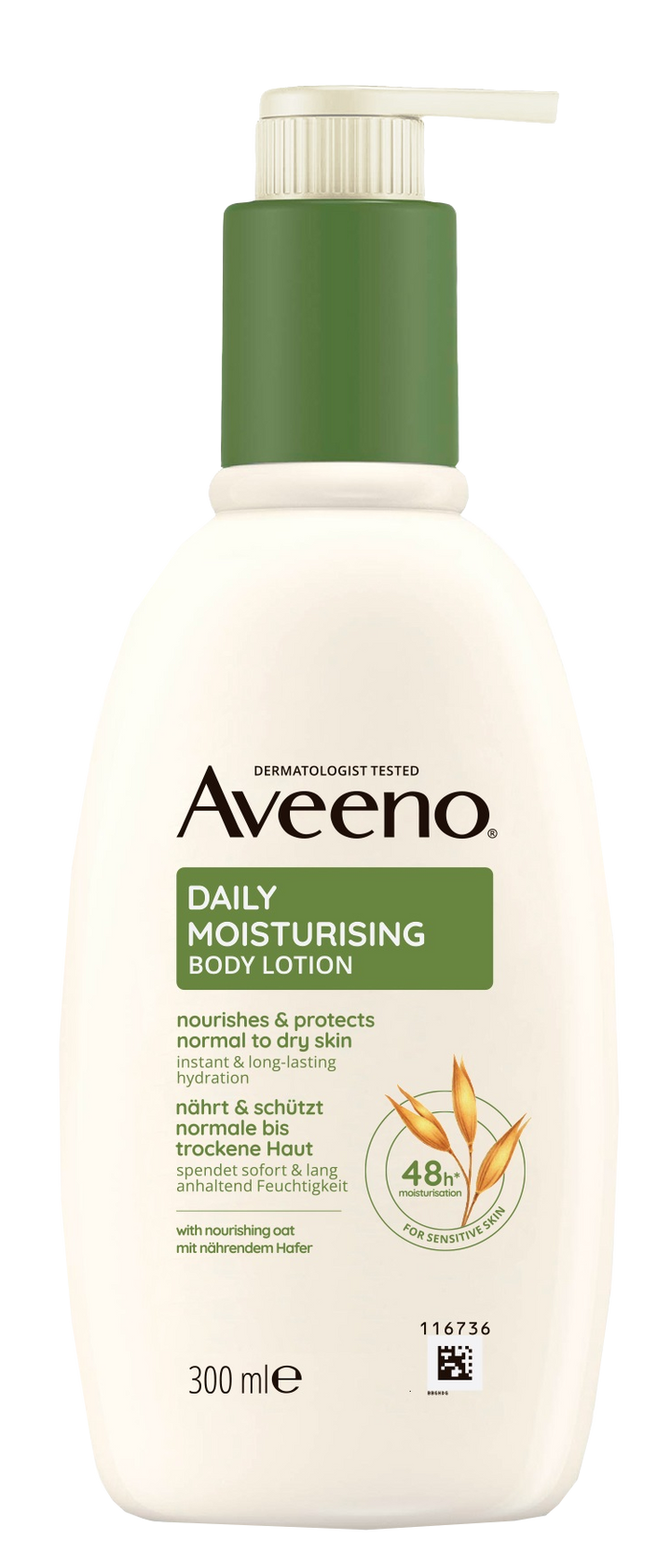 AVEENO ķermeņa losjons ar ikdienas mitrinājumu, 300 ml