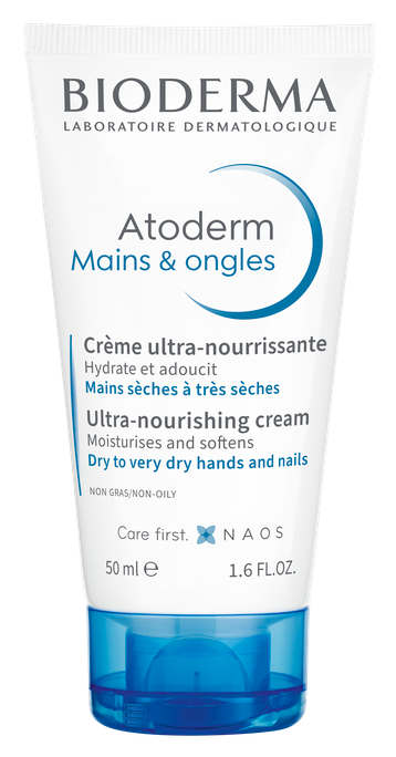 BIODERMA Atoderm Mains & Ongles roku un nagu krēms, 50 ml