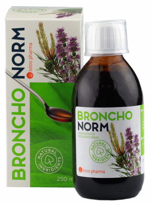 BRONCHONORM 250 ml balzams elpceļu aprūpei