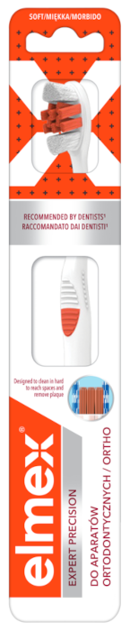ELMEX Expert Ortho Precision zobu birste, 1 gab.