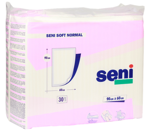 SENI Soft Normal aizsargpalagi 60x90 cm — komplekts 30 gab.