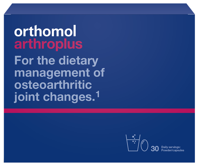 ORTHOMOL Arthroplus — pulveris un kapsulas, 30 porcijas