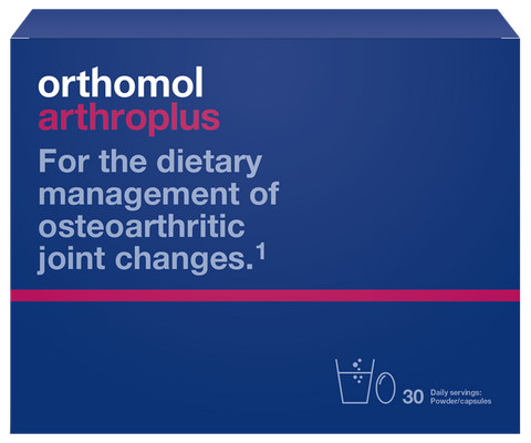 ORTHOMOL Arthroplus — pulveris un kapsulas, 30 porcijas