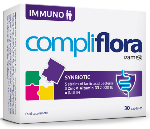 COMPLIFLORA Immuno – 30 imunītetā atbalstošo kapsulu