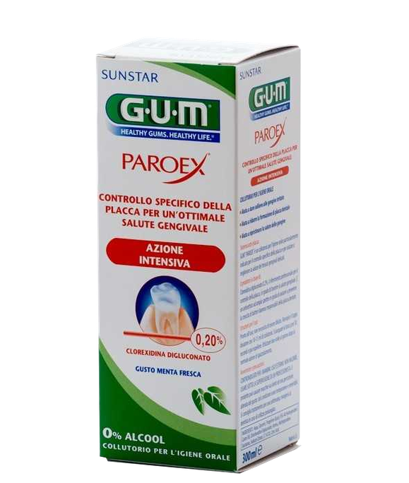 GUM Paroex mutes skalojamais līdzeklis 0,20% CHX, 300 ml