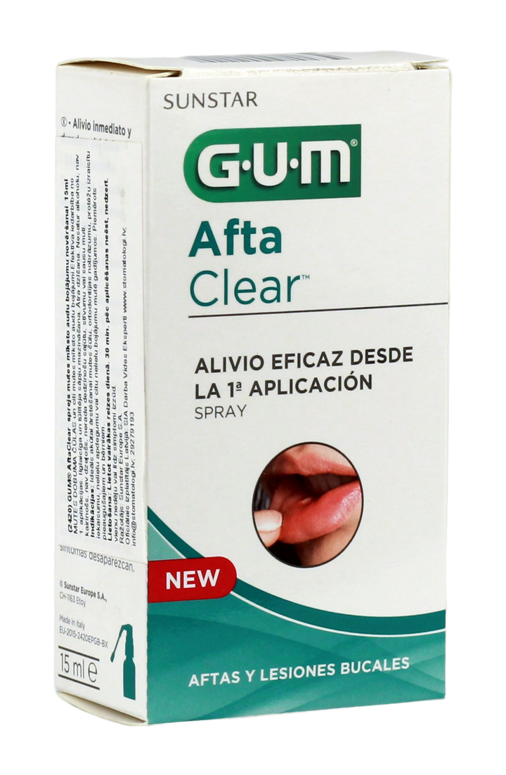 GUM Afta Clear sprejs 15 ml mutes dobuma aprūpei