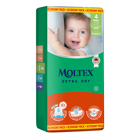 Moltex Extra Dry Max 4 MAXI autiņbiksītes, 60 gab.