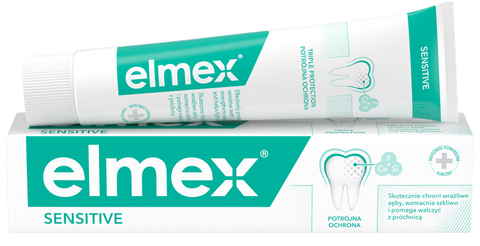 ELMEX Zobu pasta jutīgiem zobiem, 75 ml
