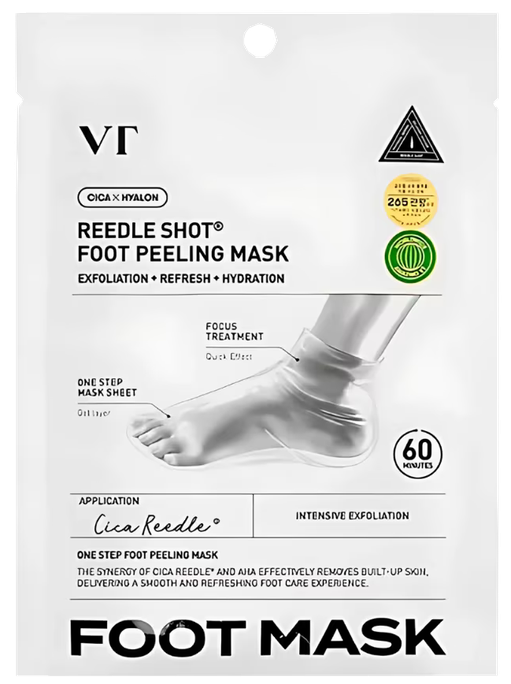VT COSMETICS Reedle Shot Pēdu eksfoliējošā maska, 16 ml