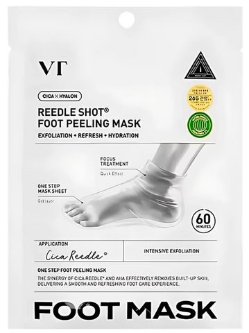 VT COSMETICS Reedle Shot Pēdu eksfoliējošā maska, 16 ml