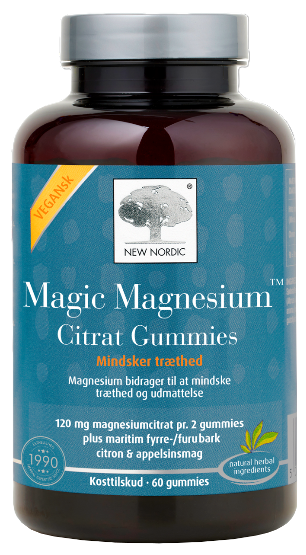NEW NORDIC Magnija Citrāts — Maģiskās košļājamās pastilas, 60 gab.