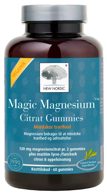 NEW NORDIC Magnija Citrāts — Maģiskās košļājamās pastilas, 60 gab.