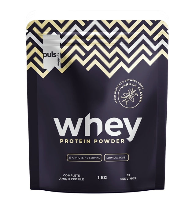 PULS NUTRITION Vaniļas Whey Proteīna pulveris 1000 g