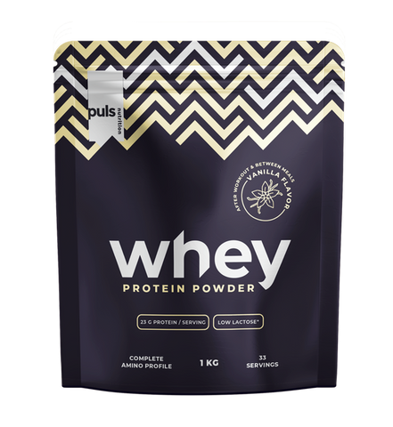 PULS NUTRITION Vaniļas Whey Proteīna pulveris 1000 g