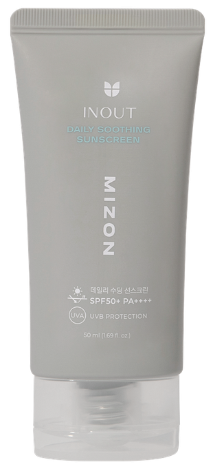 Saules aizsargkrēms MIZON Inout Daily Soothing SPF 50+ PA++++ 50 ml