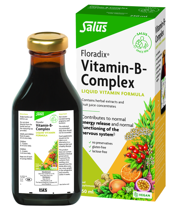 FLORADIX B-komplekss šķidrā formā, 250 ml