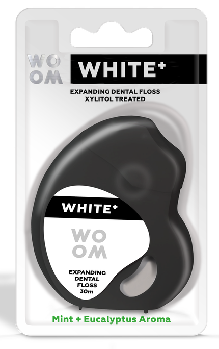 WOOM White + Expanding zobu diegs, 30 m, 1 gab.