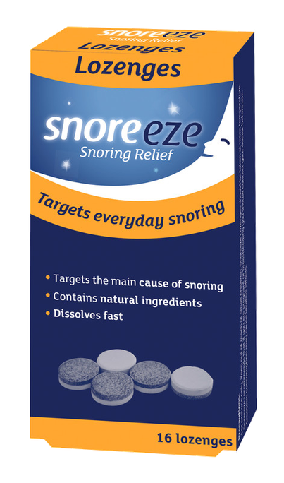 SNOREEZE šķīstošās pastilas pret krākšanu, 16 gab.