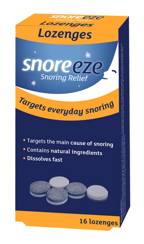 SNOREEZE šķīstošās pastilas pret krākšanu, 16 gab.
