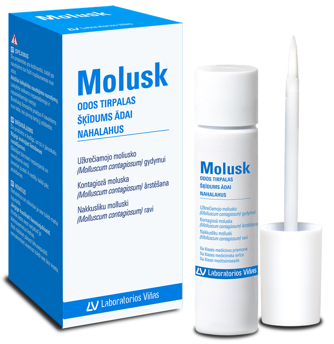 MOLUSK 10 % ārīgais šķīdums, 3 g pakums