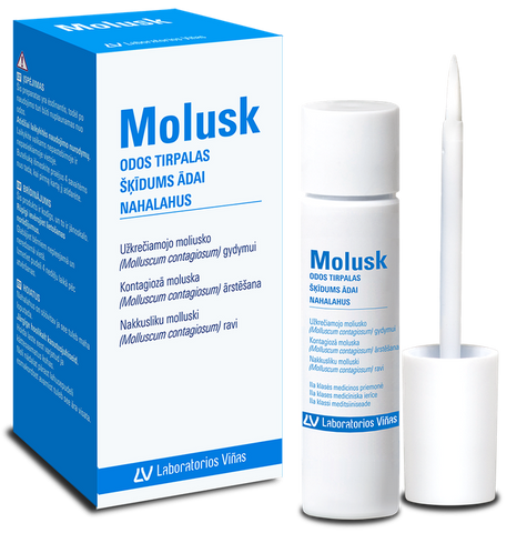 MOLUSK 10 % ārīgais šķīdums, 3 g pakums