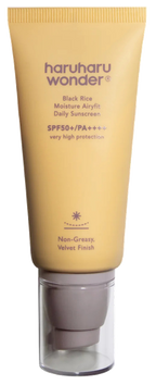 HARUHARU WONDER Black Rice Moisture SPF50+/PA++++ Airyfit Ikdienas Saules Aizsarglīdzeklis, 50 ml