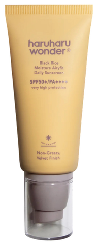 HARUHARU WONDER Black Rice Moisture SPF50+/PA++++ Airyfit Ikdienas Saules Aizsarglīdzeklis, 50 ml
