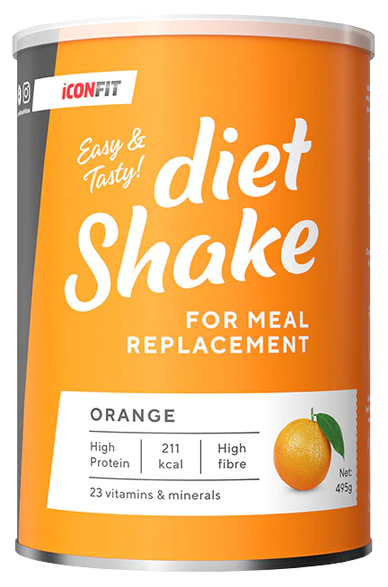 Orange pulveris ICONFIT Diet Shake, 495 g