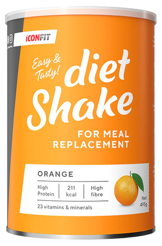 Orange pulveris ICONFIT Diet Shake, 495 g