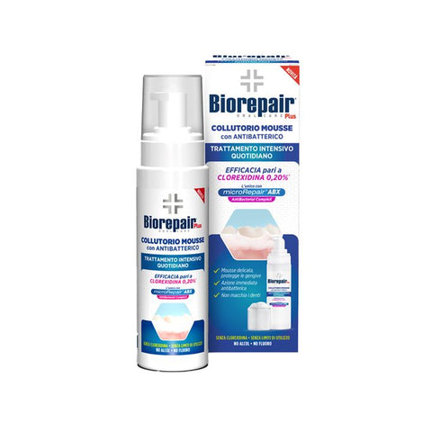 BIOREPAIR Plus Intensive — intensīvais putošanās mutes skalojamais līdzeklis, 200 ml