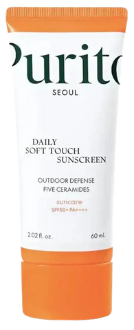 PURITO Daily Soft Touch saules aizsargkrēms SPF 50+ PA++++ 60 ml