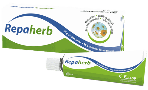 REPAHERB 25 g rektālā tepalas produkts