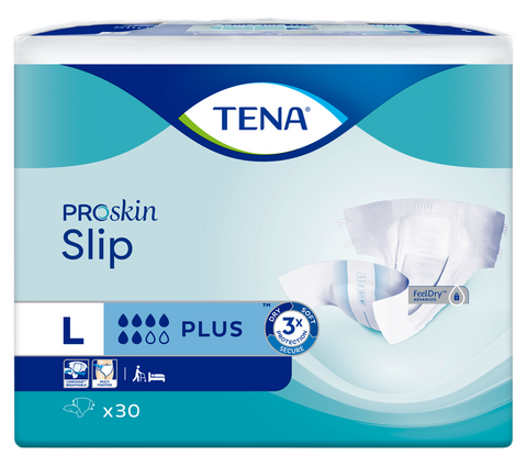 TENA Slip Plus L - autiņbiksītes (30 gabali)