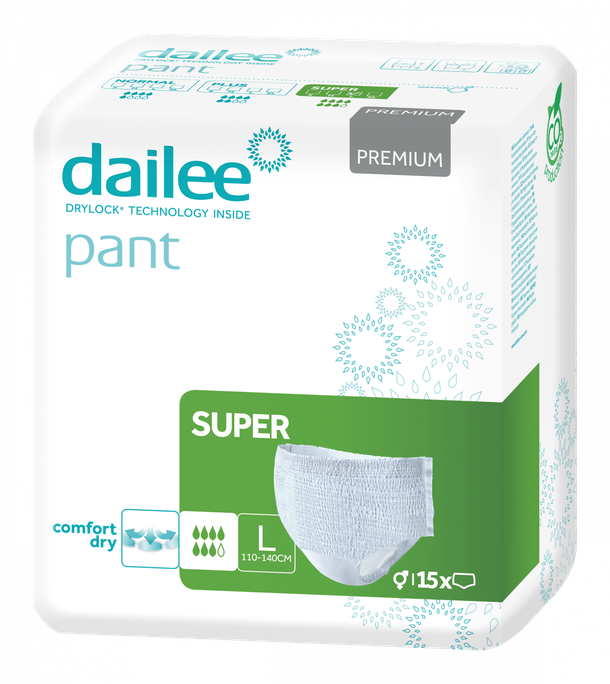 DAILEE Pant Premium Super L, 15 gab. — urīna nesaturošas biksītes