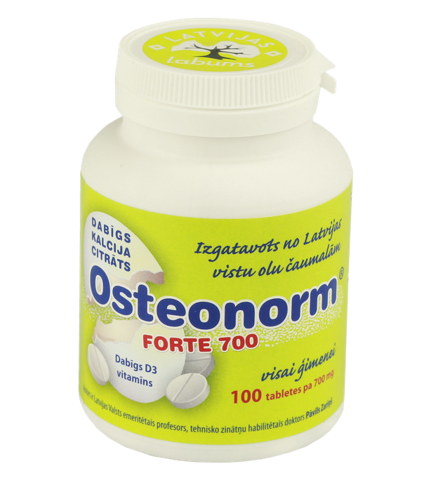 OSTEONORM Forte 700 — 100 tabletes
