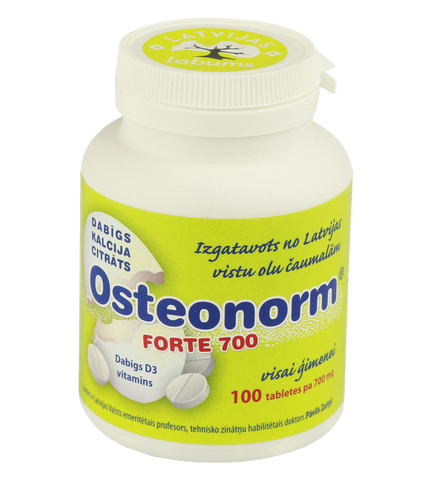 OSTEONORM Forte 700 — 100 tabletes