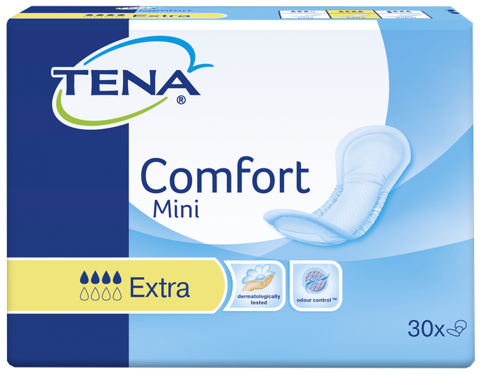 TENA Comfort Mini Extra - uroloģiskie ieliktņi 30 gab. paciņā