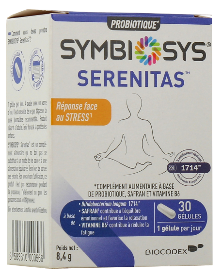 SYMBIOSYS Serenitas kapsulas 30 gab. – nervs un emocionāļa atbalsta līdzeklis