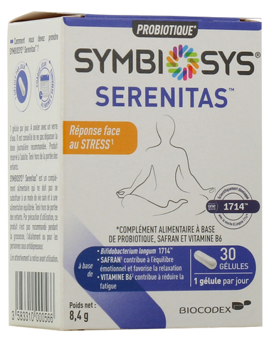 SYMBIOSYS Serenitas kapsulas 30 gab. – nervs un emocionāļa atbalsta līdzeklis