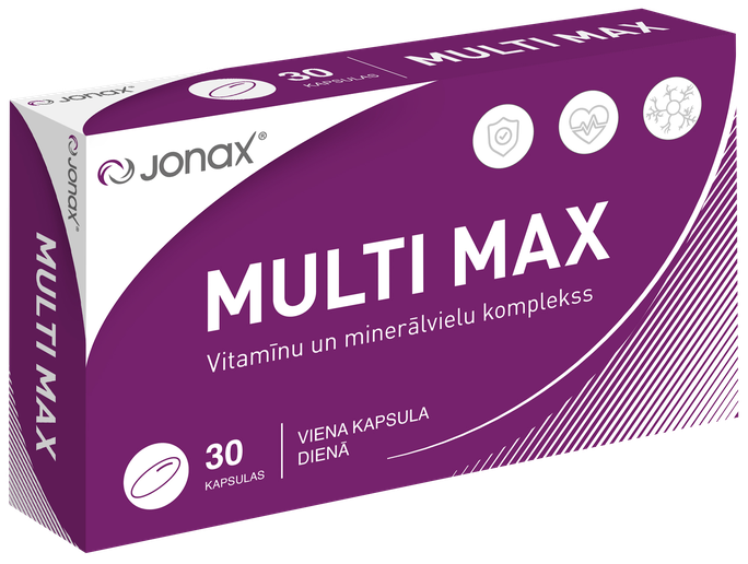 JONAX Multi Max - 30 kapsulu iepakojums