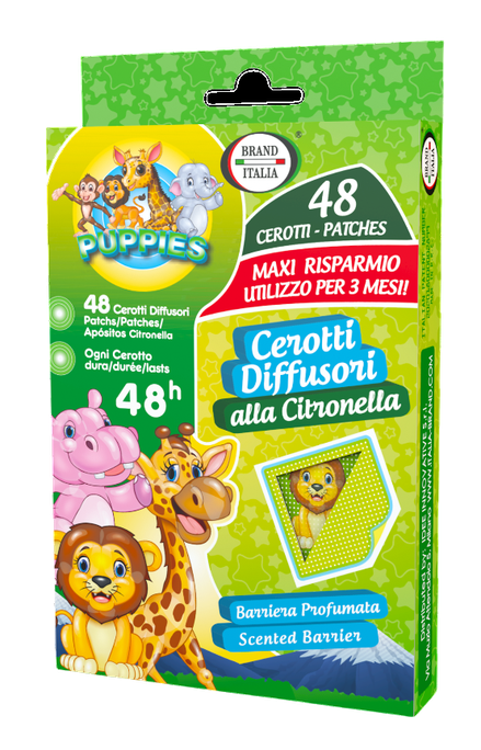 BRAND ITALIA Pupiju plāksteri pret odu iedarbību, 48 gab.
