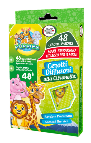 BRAND ITALIA Pupiju plāksteri pret odu iedarbību, 48 gab.